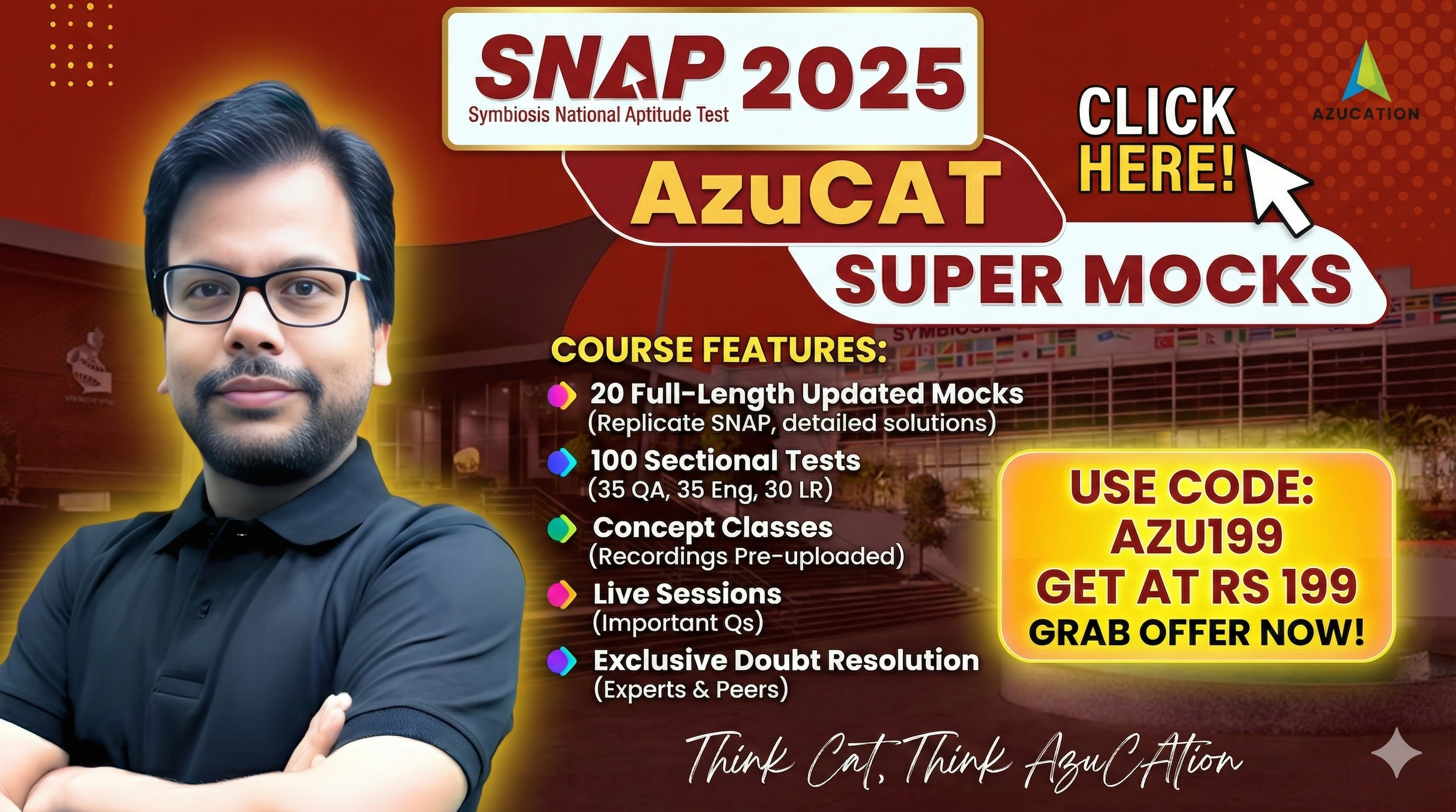 SNAP 2025 Super Mocks – 20 Full Mocks + 100 Sectionals