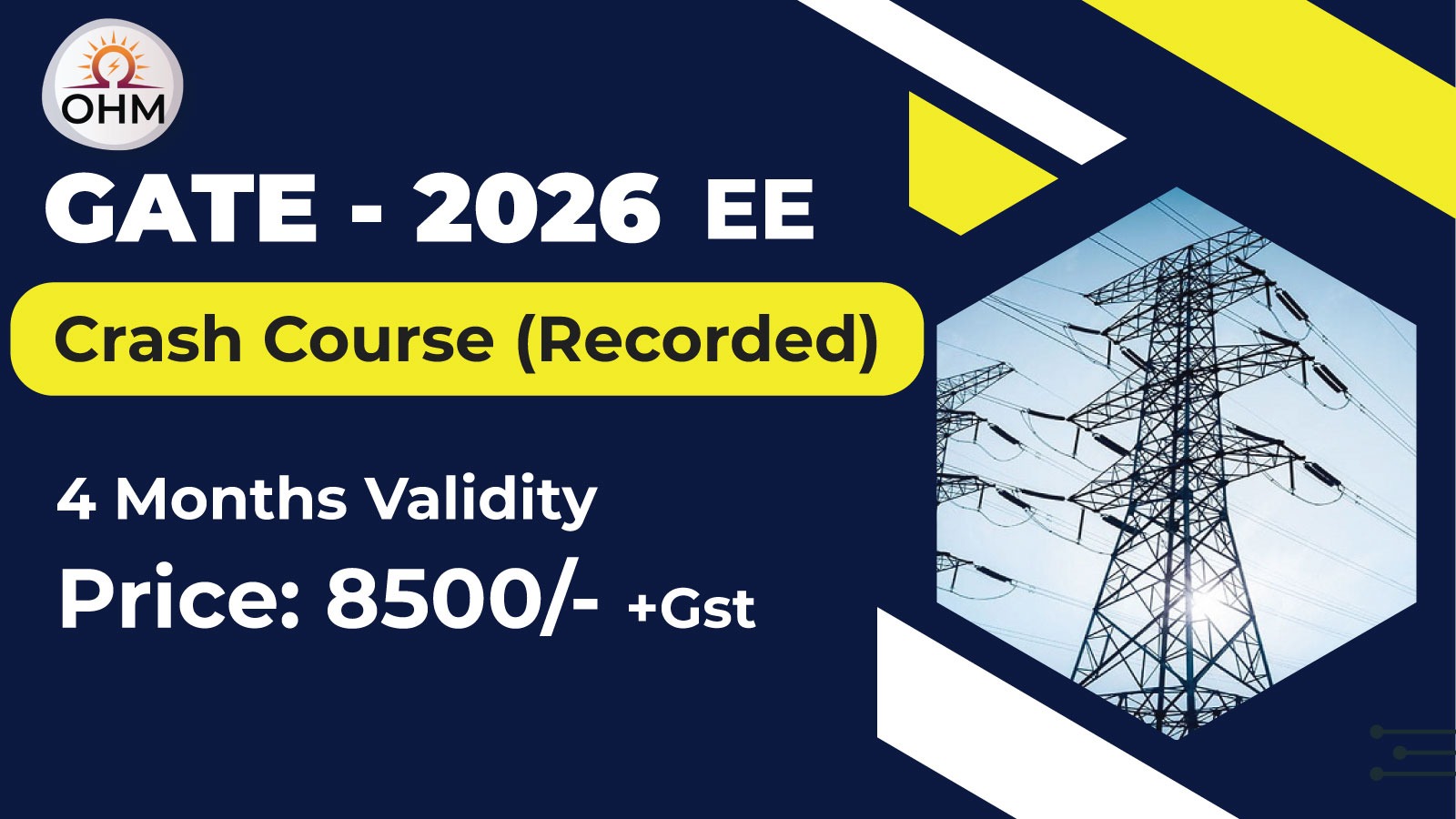 GATE-2026 EEE LIVE CRASH COURSE(RECORDED)