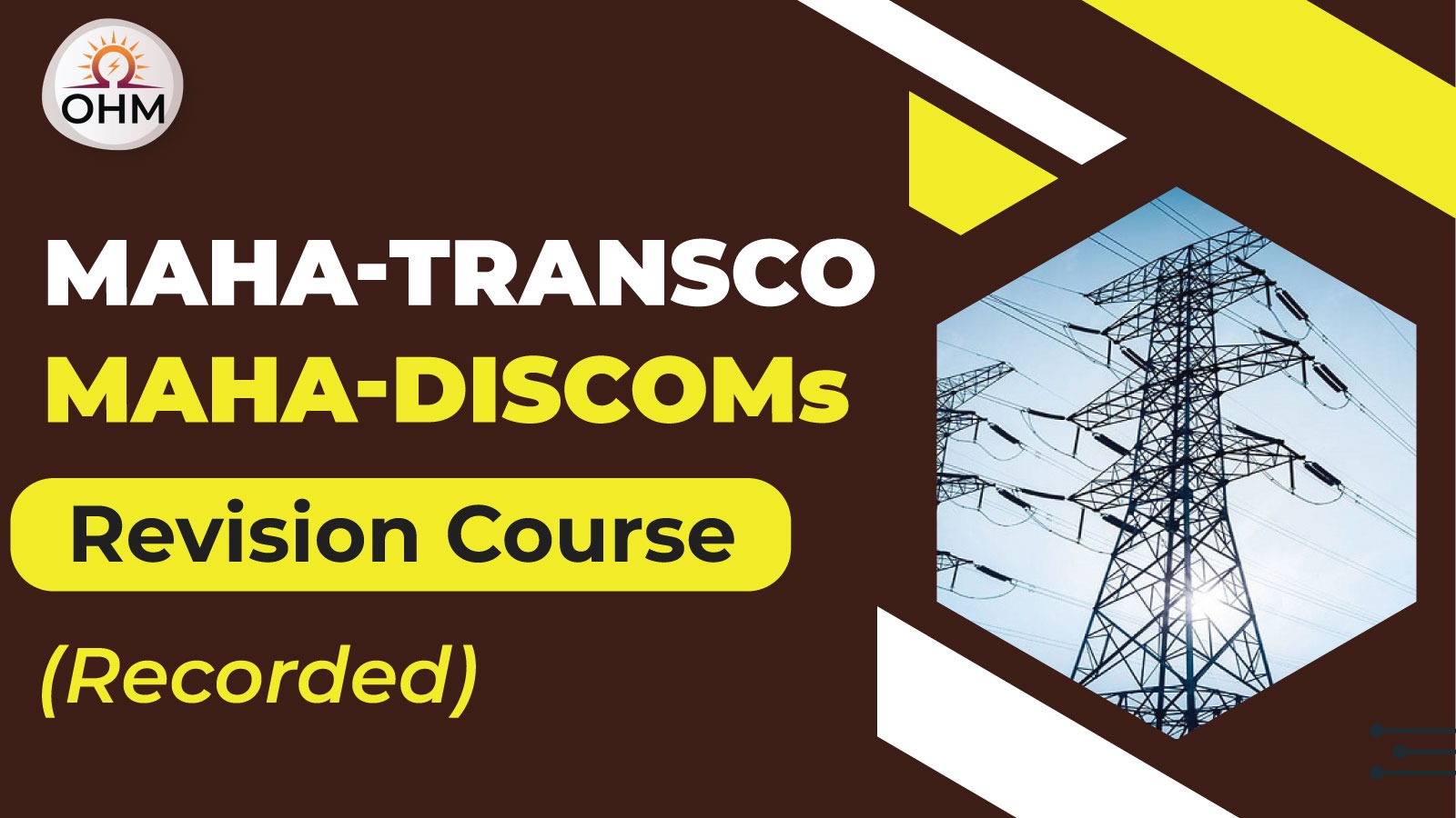 MAHA-TRANSCO & MAHA-DISCOMs Crash Course (Recorded)