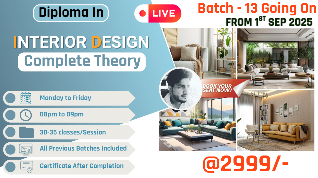   Diploma in Interior Designing Theory Only