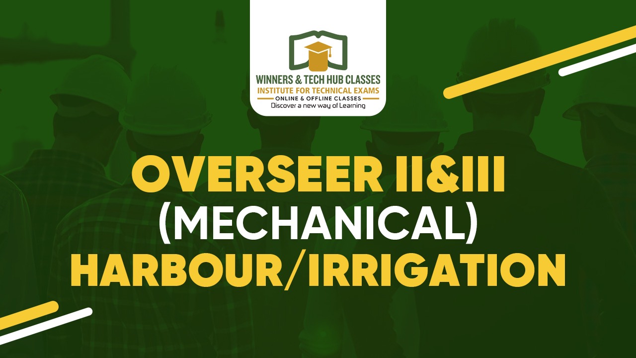 OVERSEER II & III (Mechanical Engg)