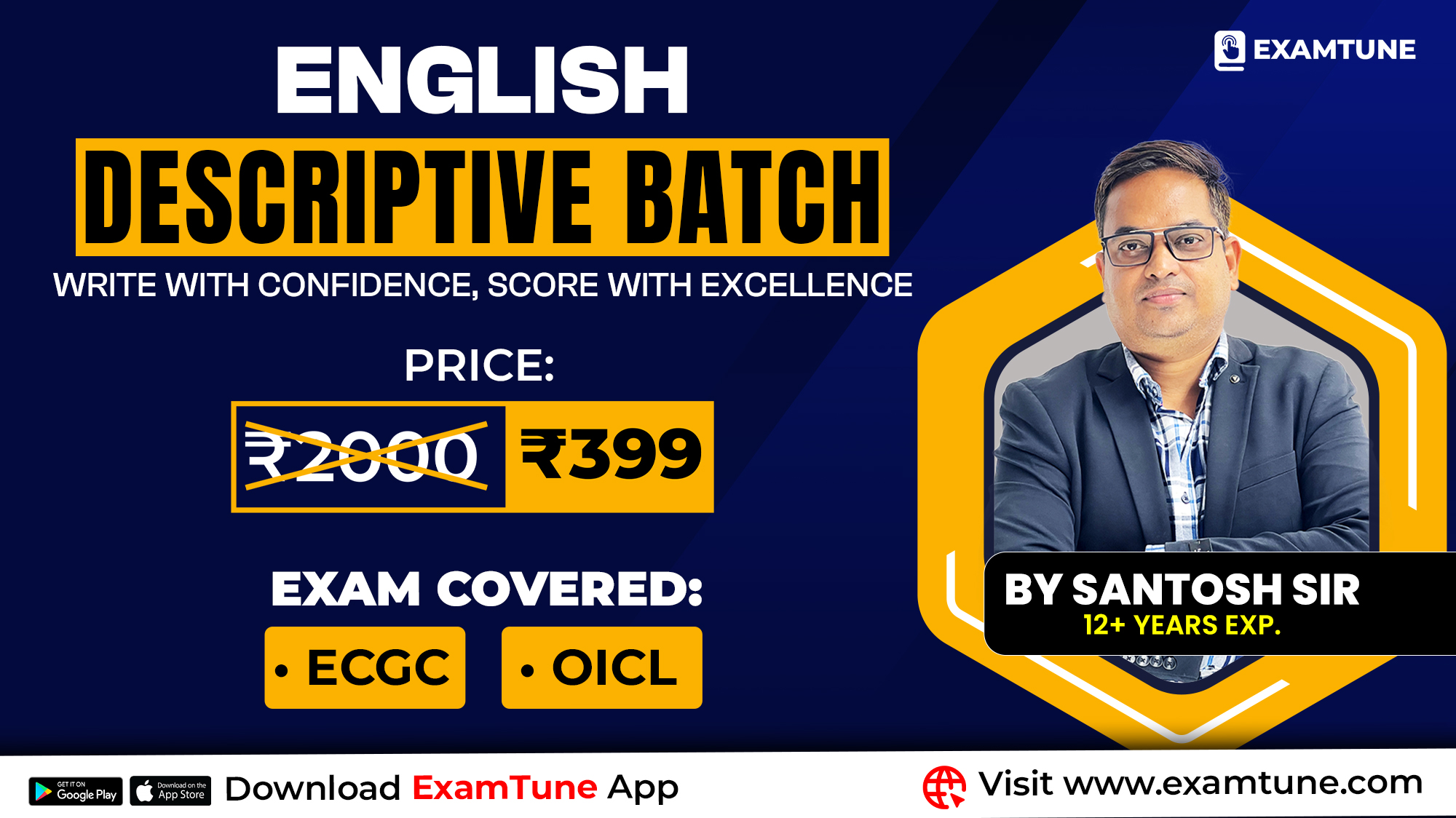 English Descriptive Writing Paid Batch – For ECGC, OICL, IBPS & SBI Exams