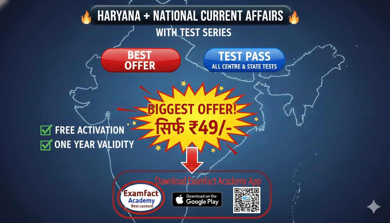 Haryana Current Affairs + National CA