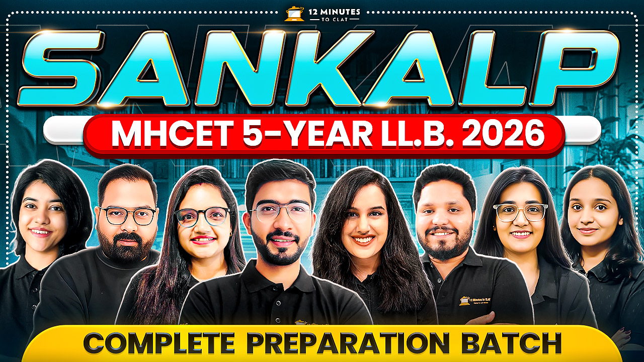 SANKALP- MHCET 5-YEAR LL.B. 2026 – Complete Preparation Batch