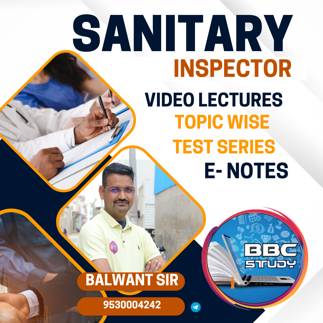 Sanitary inspector Theory 