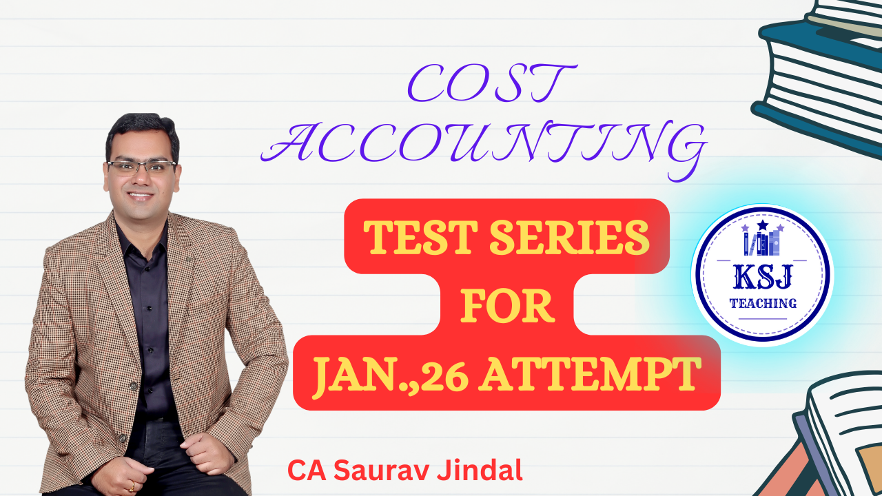 CA Inter Costing Test Series (CHAMPION)-Jan.,26