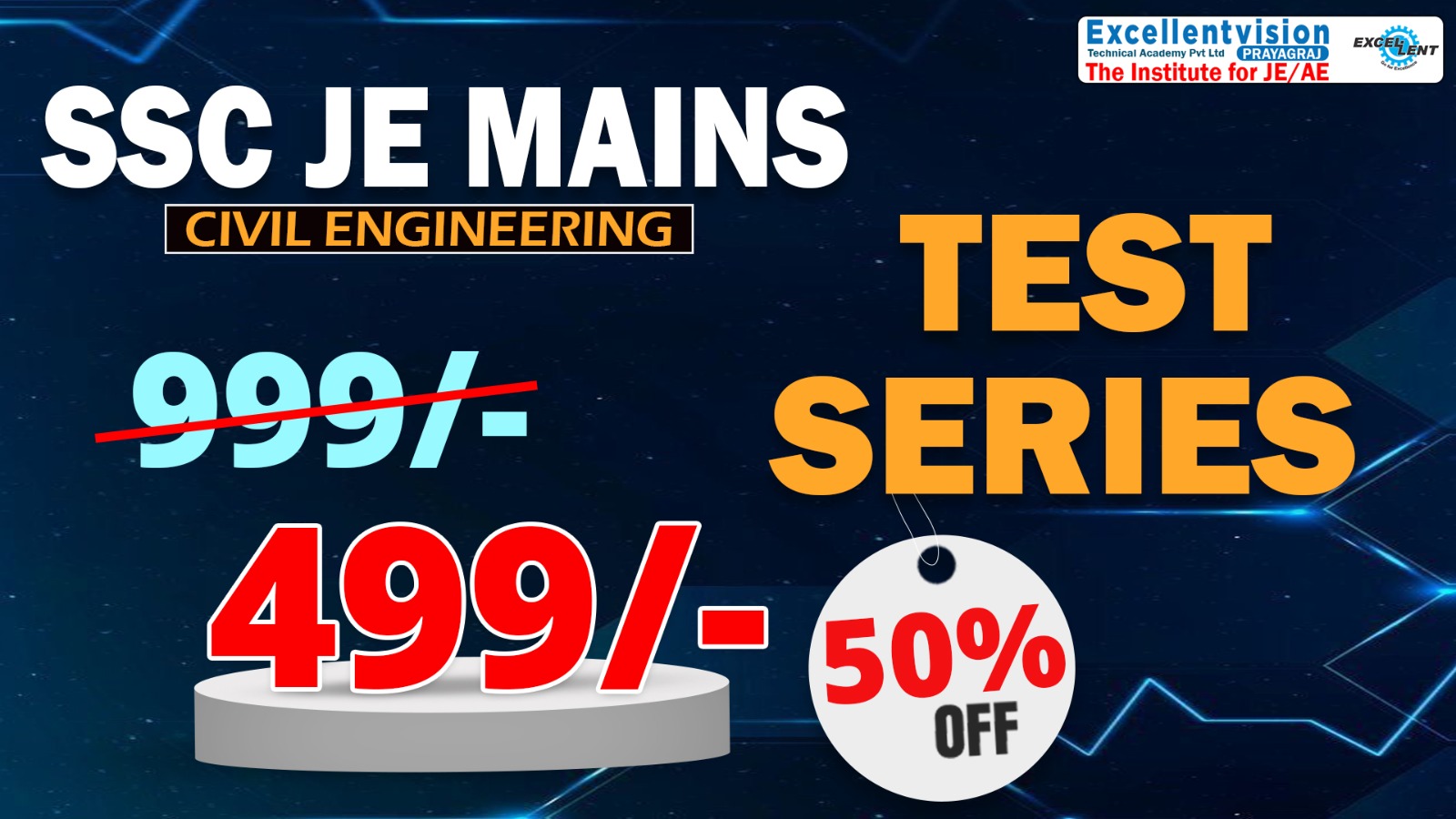 SSC JE Mains 2025 Test Series (Civil Engg.)