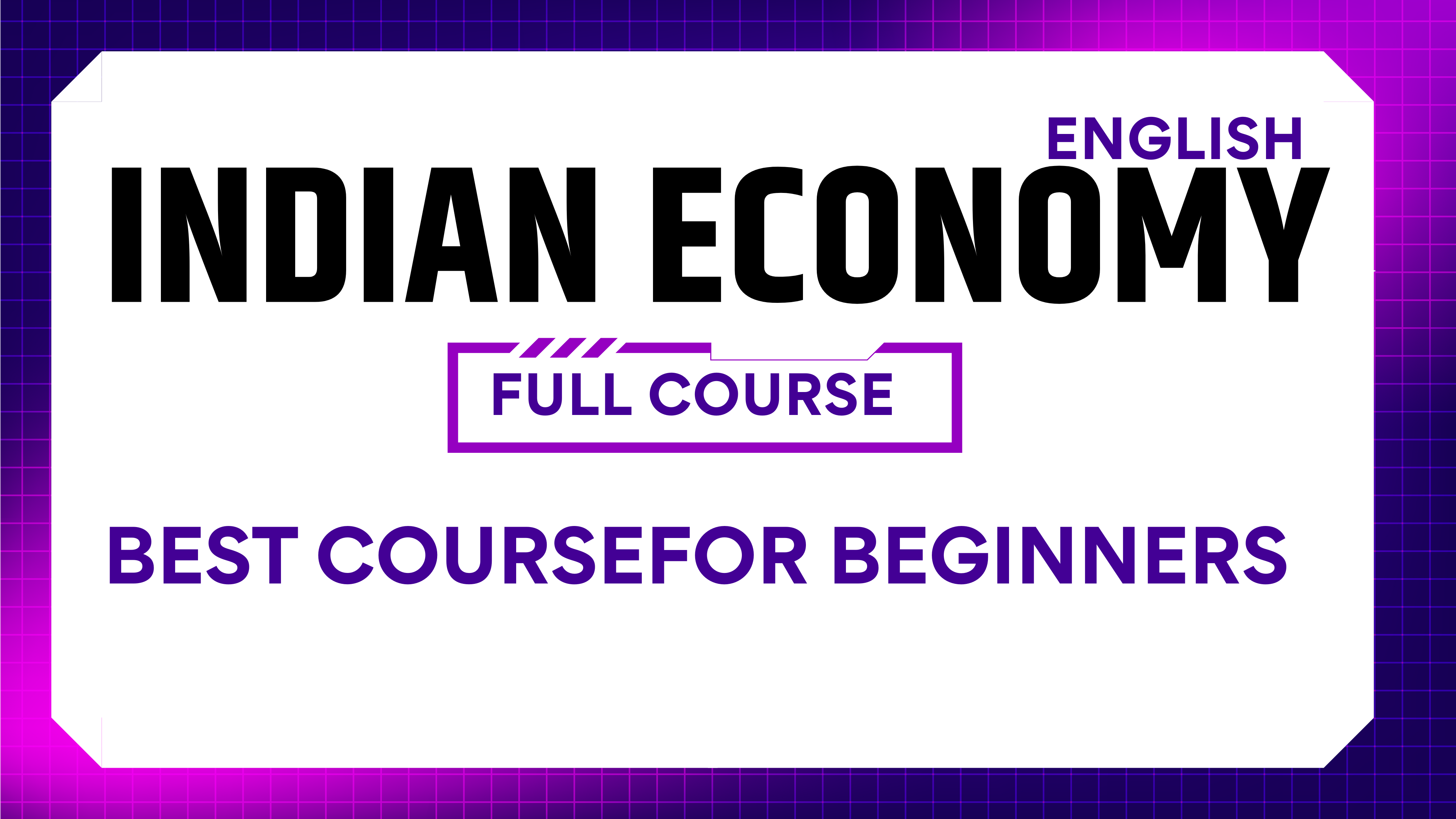 Indian Economy Foundation (English)