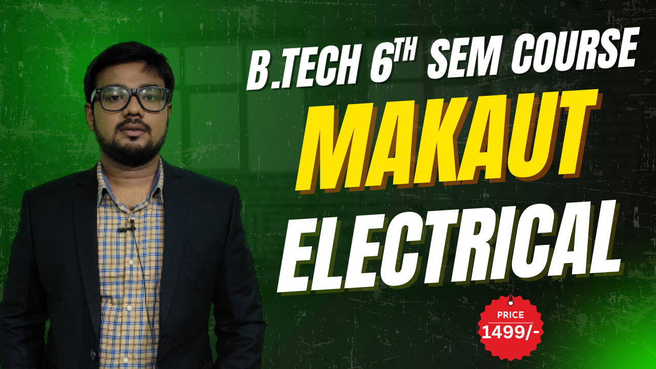 B.Tech 6th Sem EE 2026