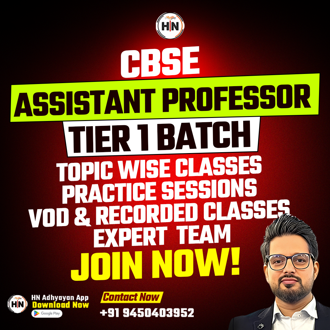CBSE ASSISTANT PROFESSOR Tier 1 BATCH 