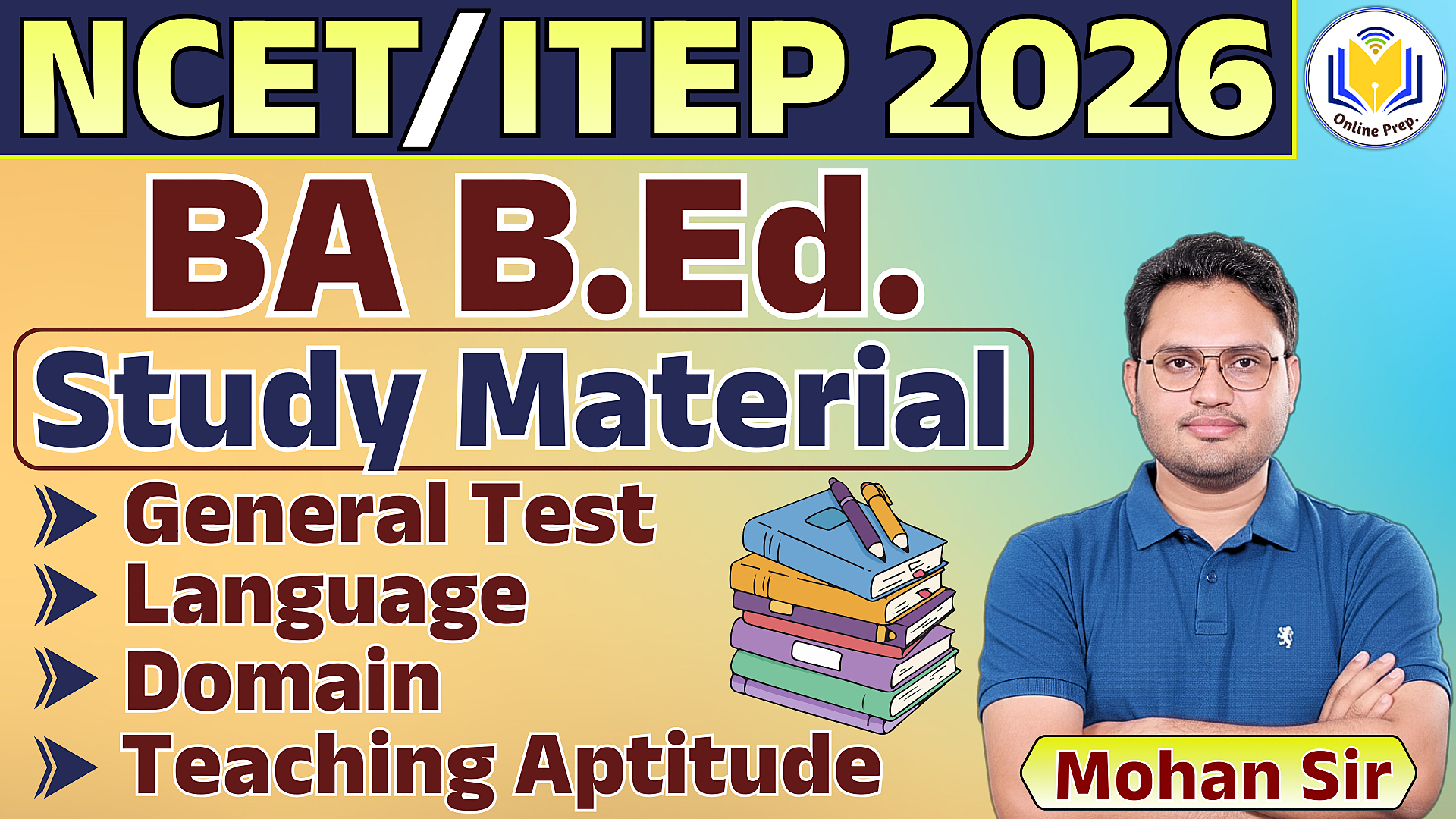 NCET BA B.Ed. 2026