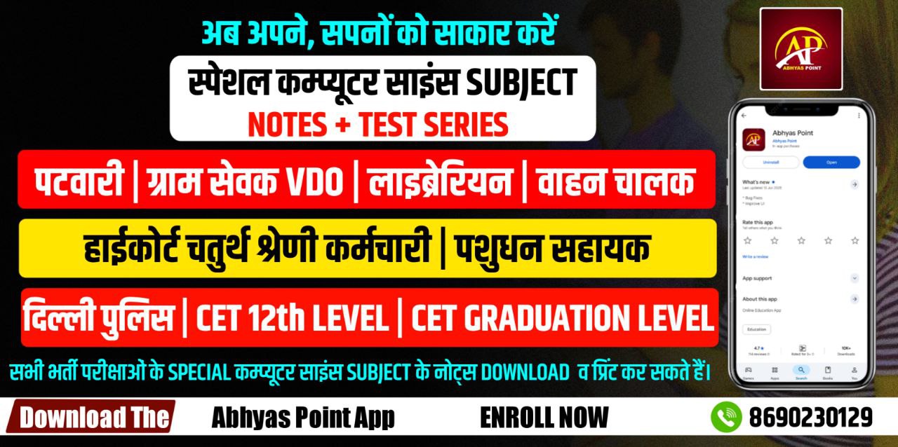 Special Computer Topic Wise Test