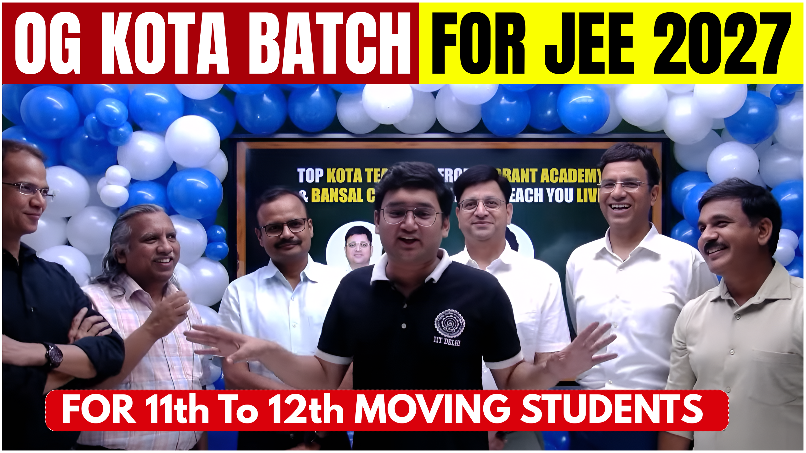 JEE 2027 OG Kota Batch: 11th moving to 12th Class