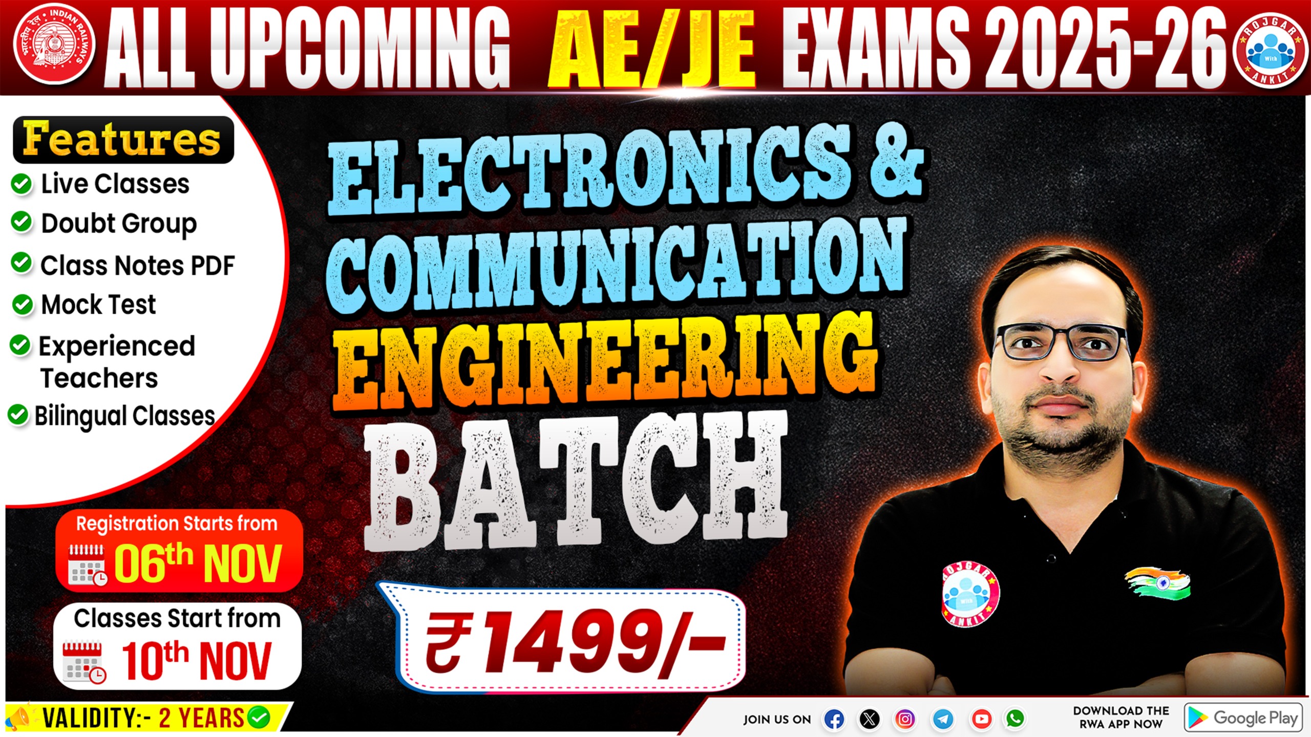 RWA Electronics & Communication Engineering Foundation Batch 2025-26**