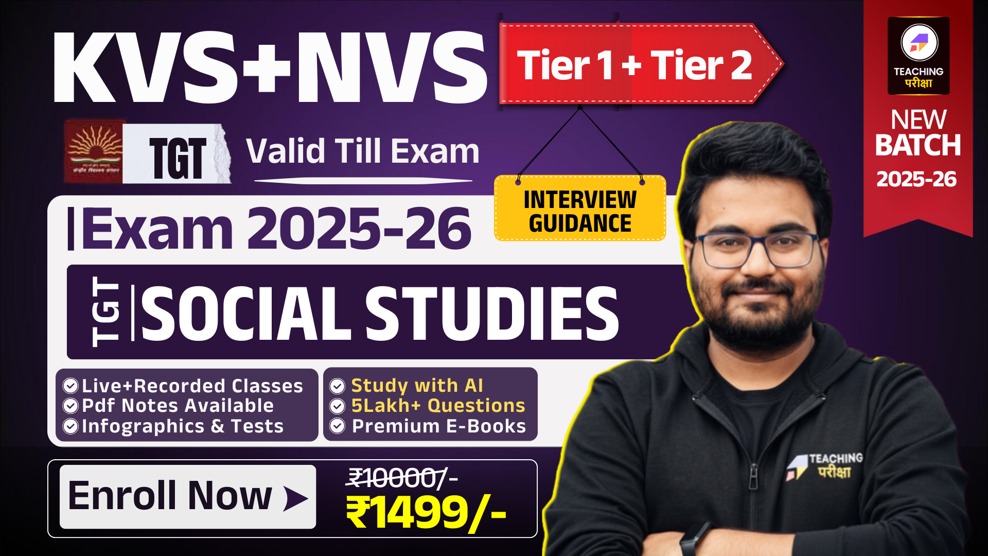 KVS NVS TGT SST(TIER 1 + TIER 2) 2025 New Batch 695664