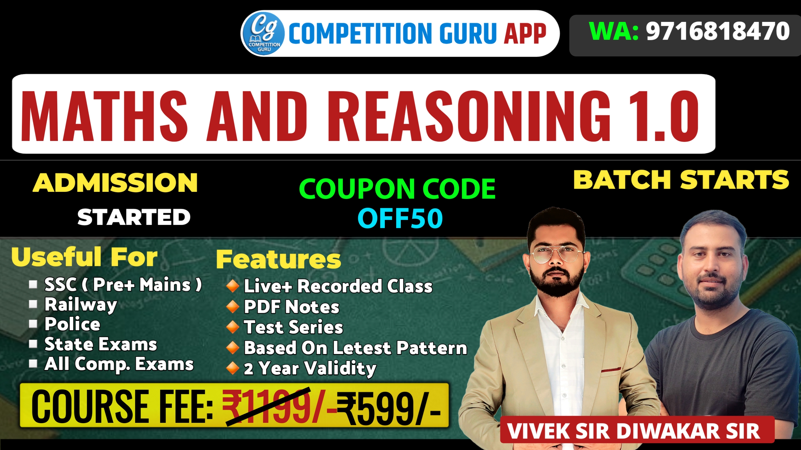 Reasoning & Maths Spl. 1.0