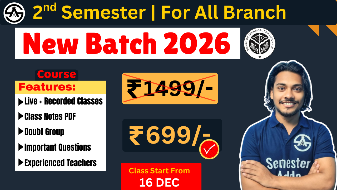 UPBTE Polytechnic 2nd Semester Combo Batch For Electrical  | Session 2025-26