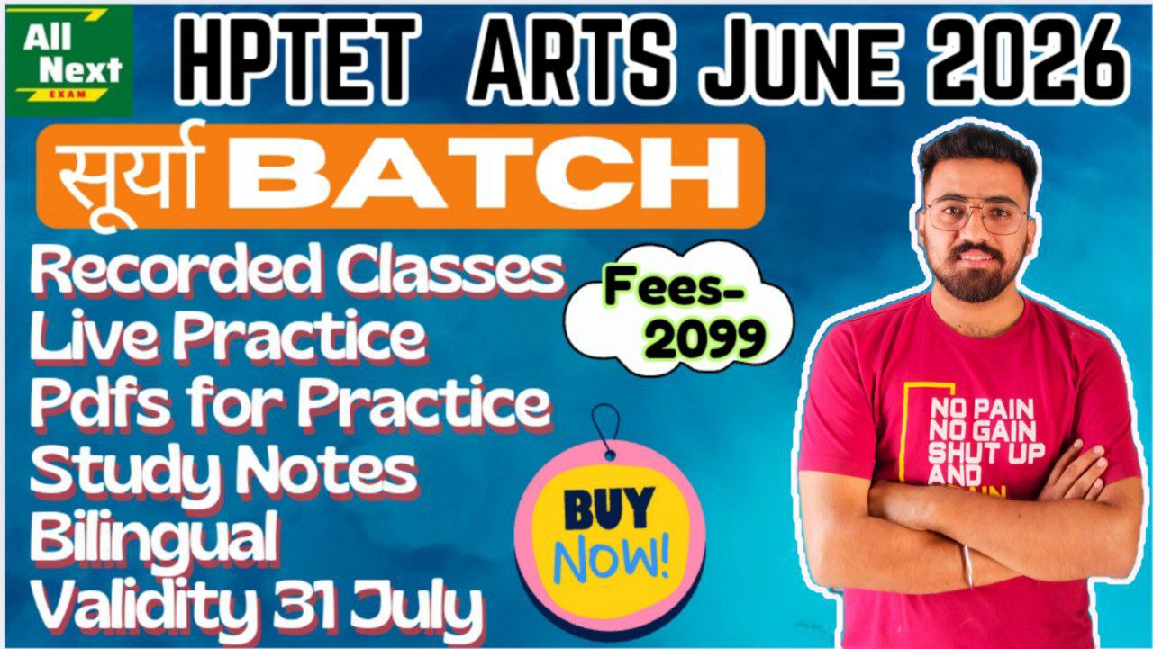 Surya Batch for HPTET ARTS