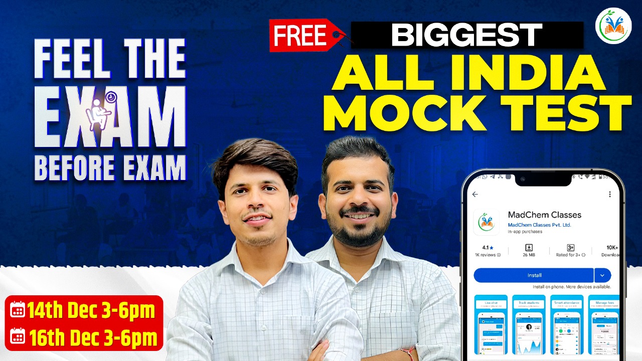 Biggest All India Free Mock Tests