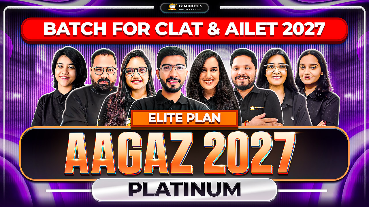 AAGAZ Platinum 2027 – Elite Plan - Comprehensive Batch for CLAT and AILET 2027
