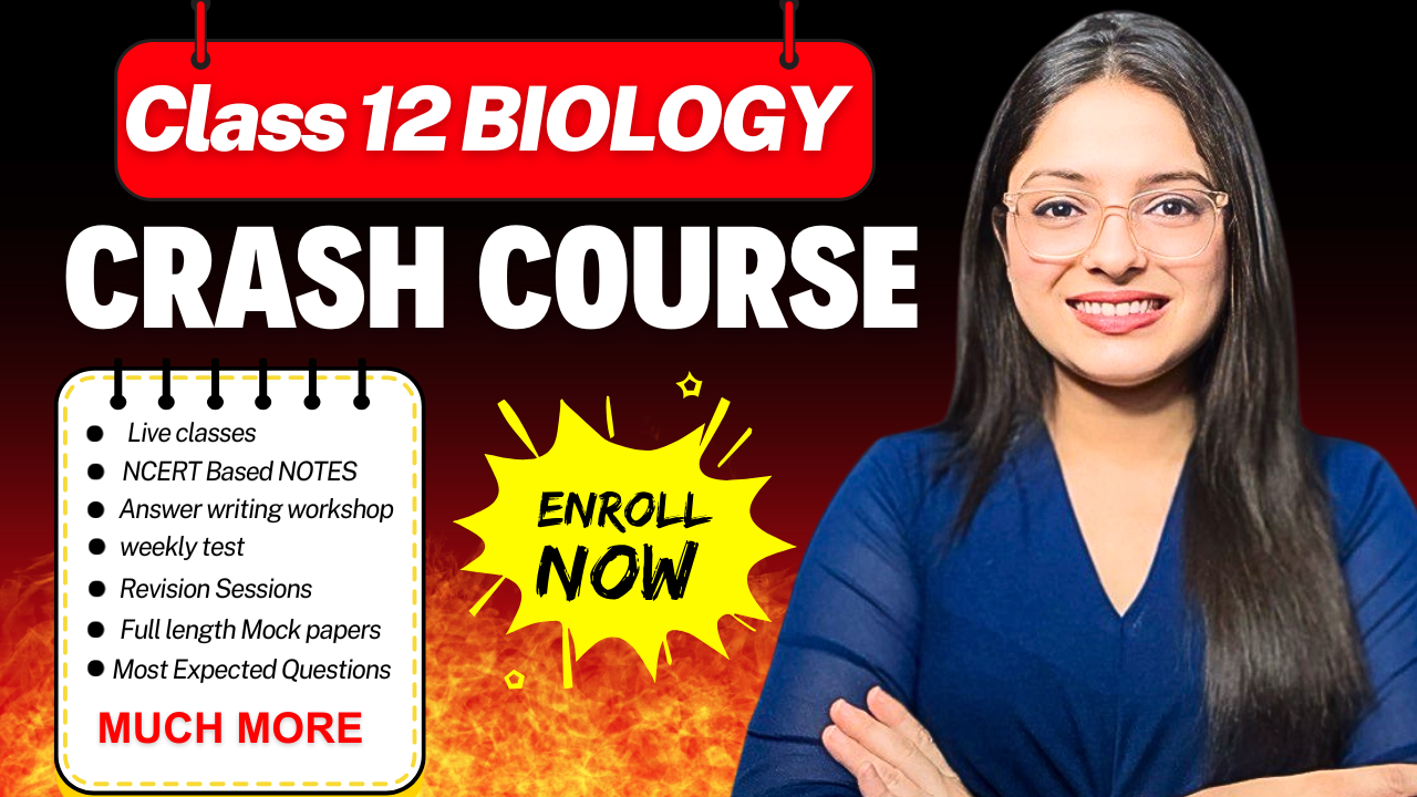JUNOON | Class 12 BIOLOGY Crash Course 2026 | Ekta Soni BIOLOGY 