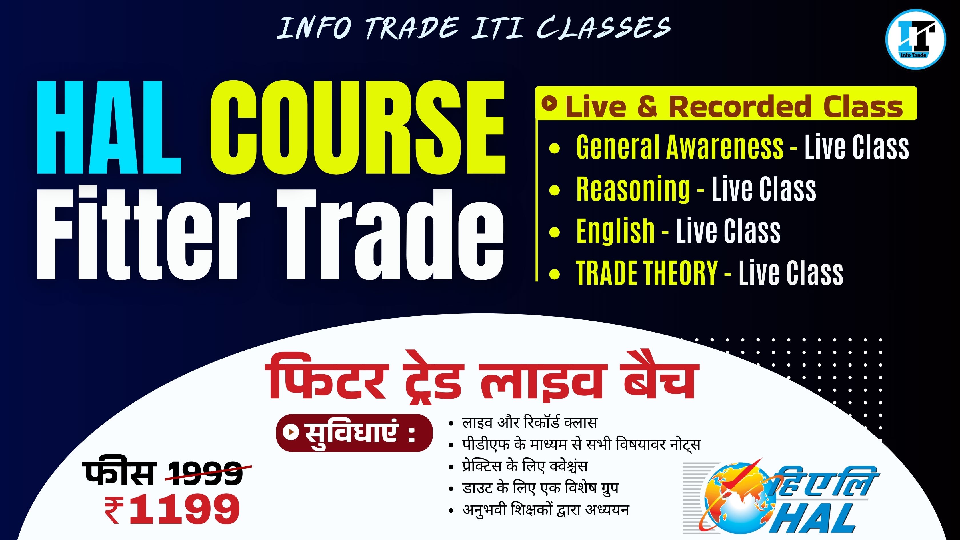 HAL 2025 Fitter Trade Complete Course 