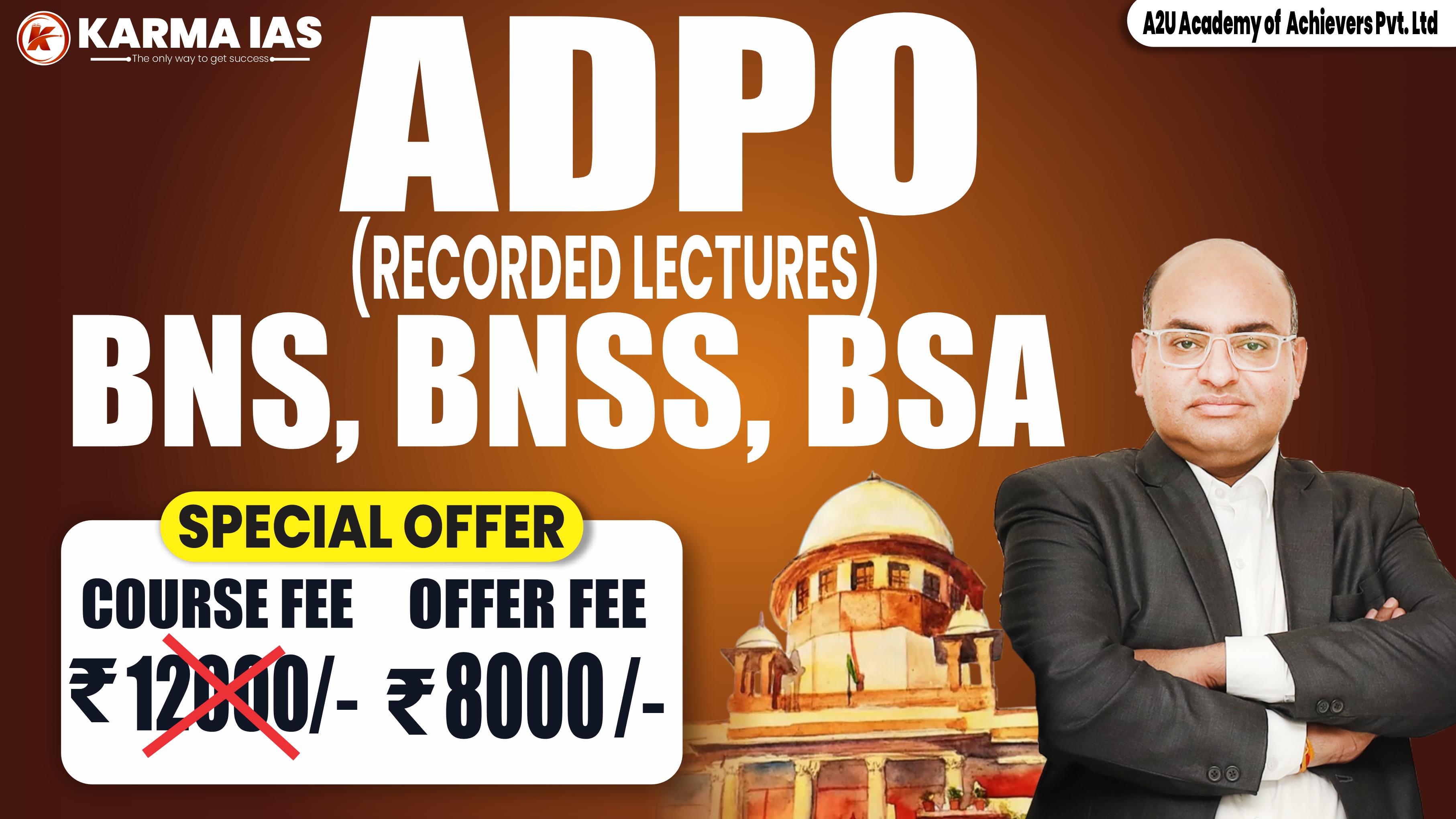 ADPO (Recorded Lectures)- BNS, BNSS,BSA BY UMAKANT SONI SIR 