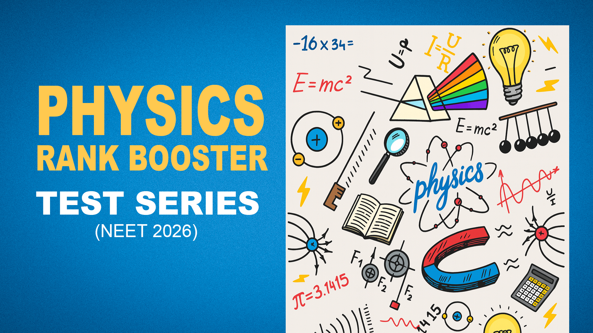 PHYSICS RANK BOOSTER TEST SERIES 🎯