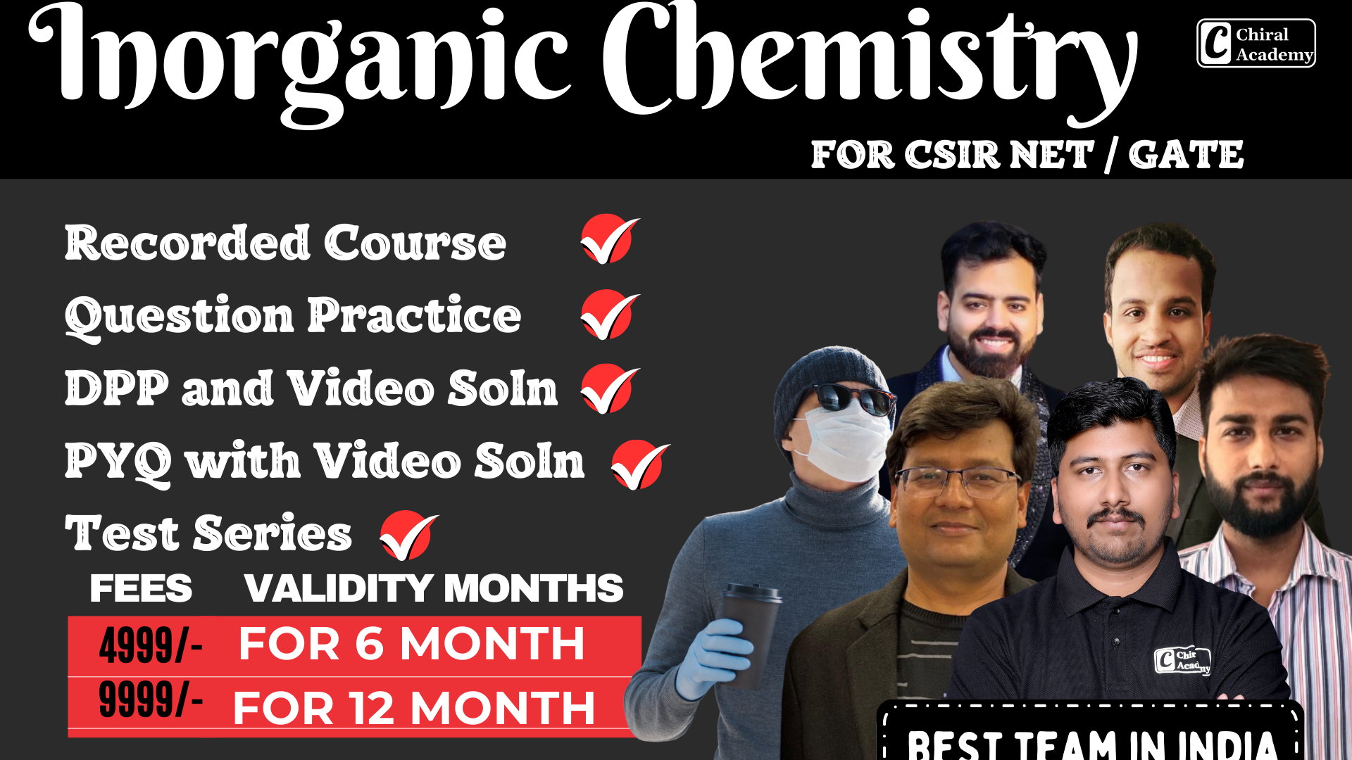 Inorganic Chemistry For CSIR NET and GATE