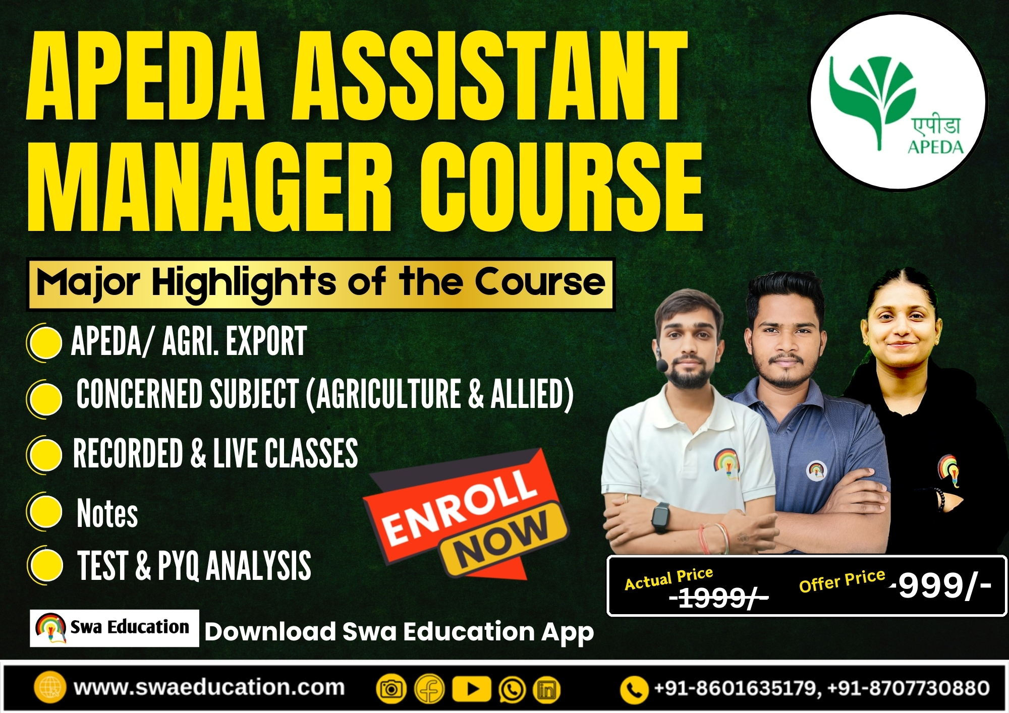 APEDA ASSISTANT MANAGER 2025 COURSE