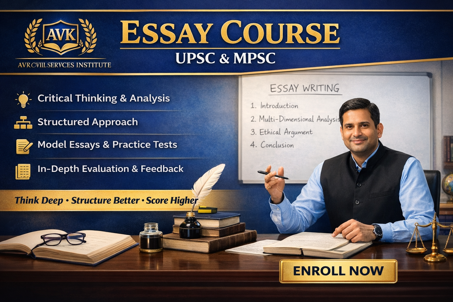 ESSAY APPROACH BUILDING & TEST SERIES 