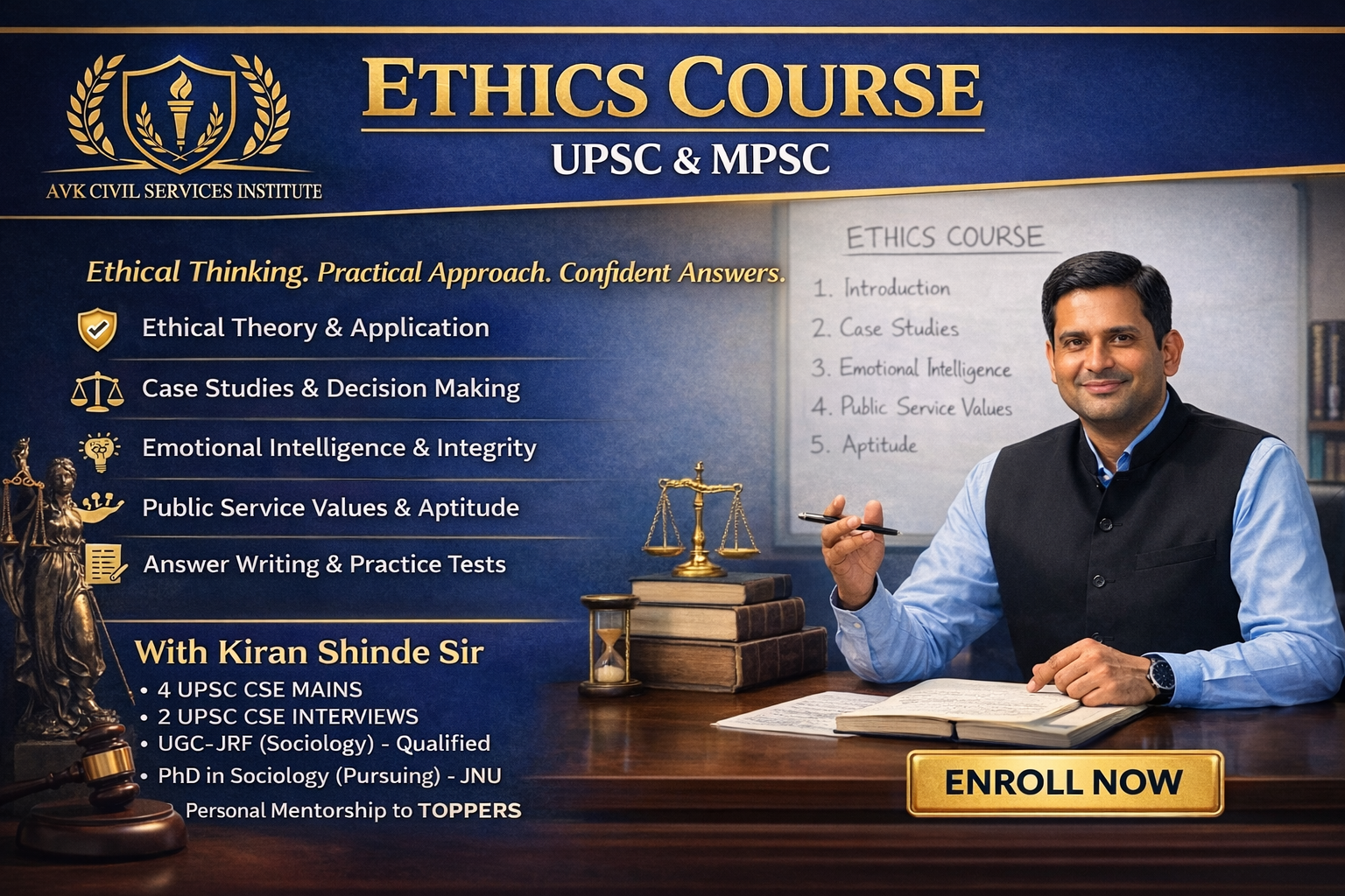 ETHICS TEST SERIES FOR MPSC & UPSC