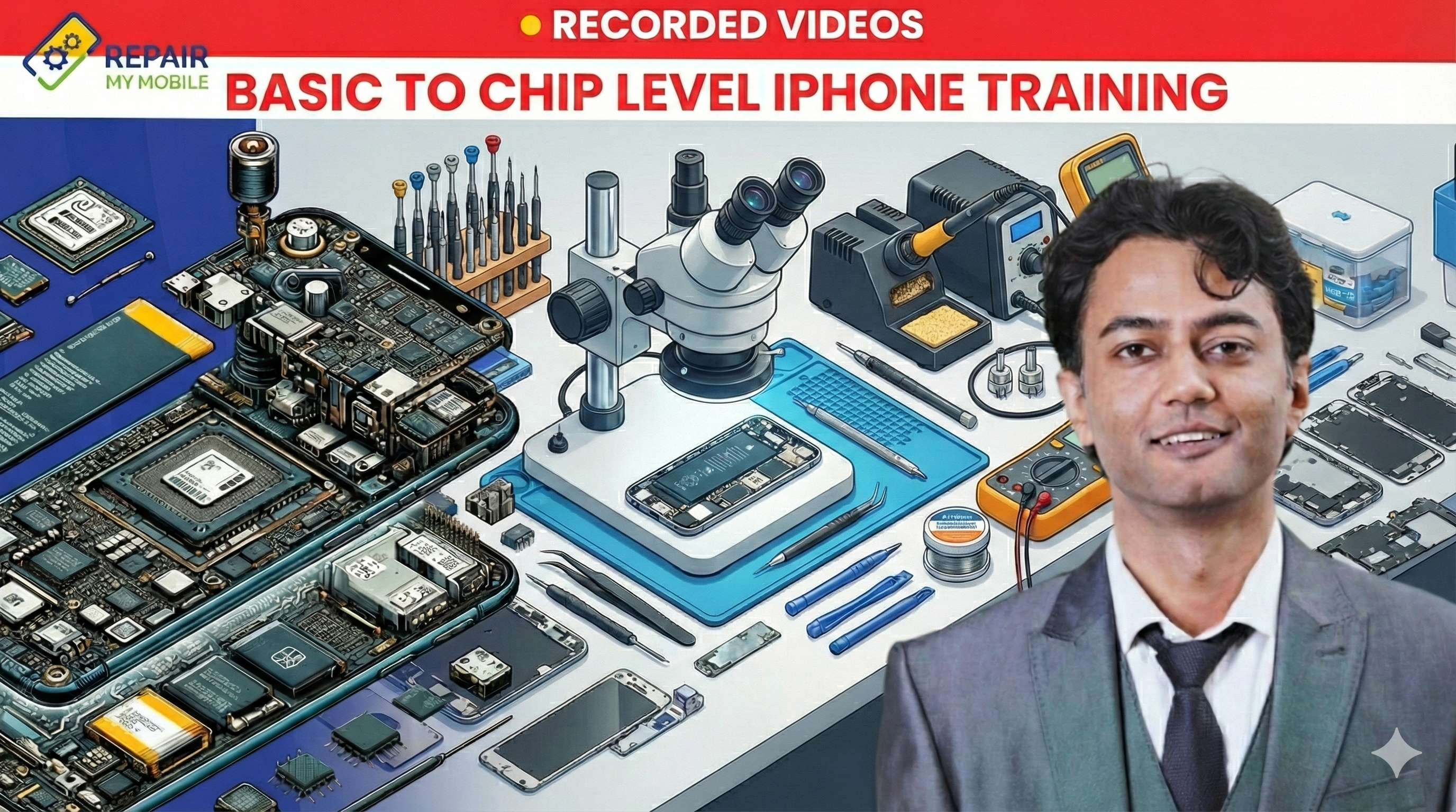 Basic to Chip Level iPhone Training (Recorded Videos)