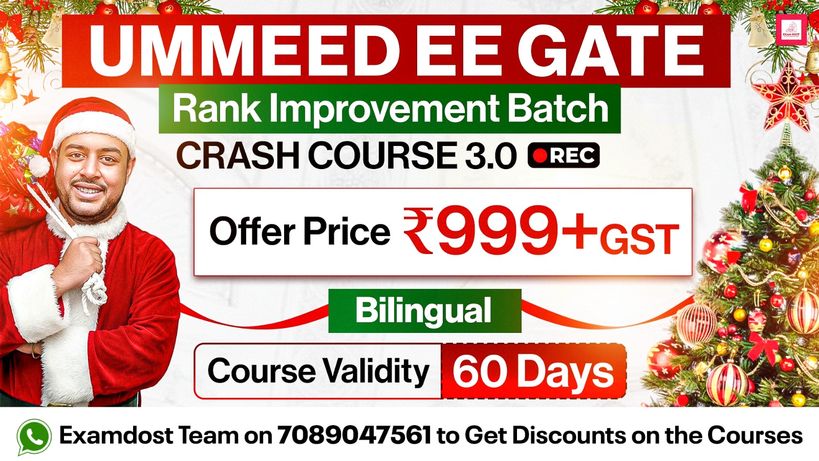 Ummeed EE GATE Rank Improvement Batch/Crash Course 3.0 ( Bilingual | Hindi ) - 60 Days