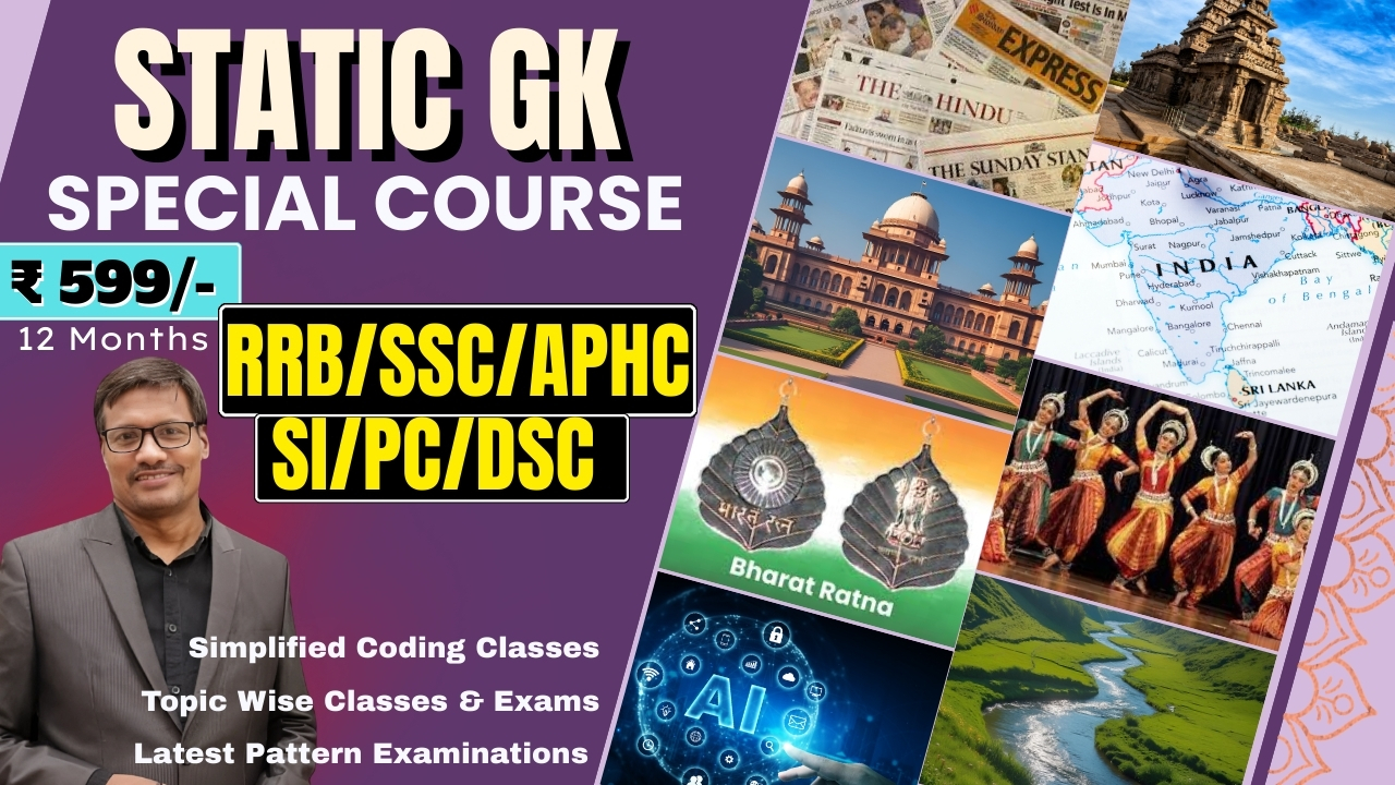 Static GK & Current Affairs : Coding Classes