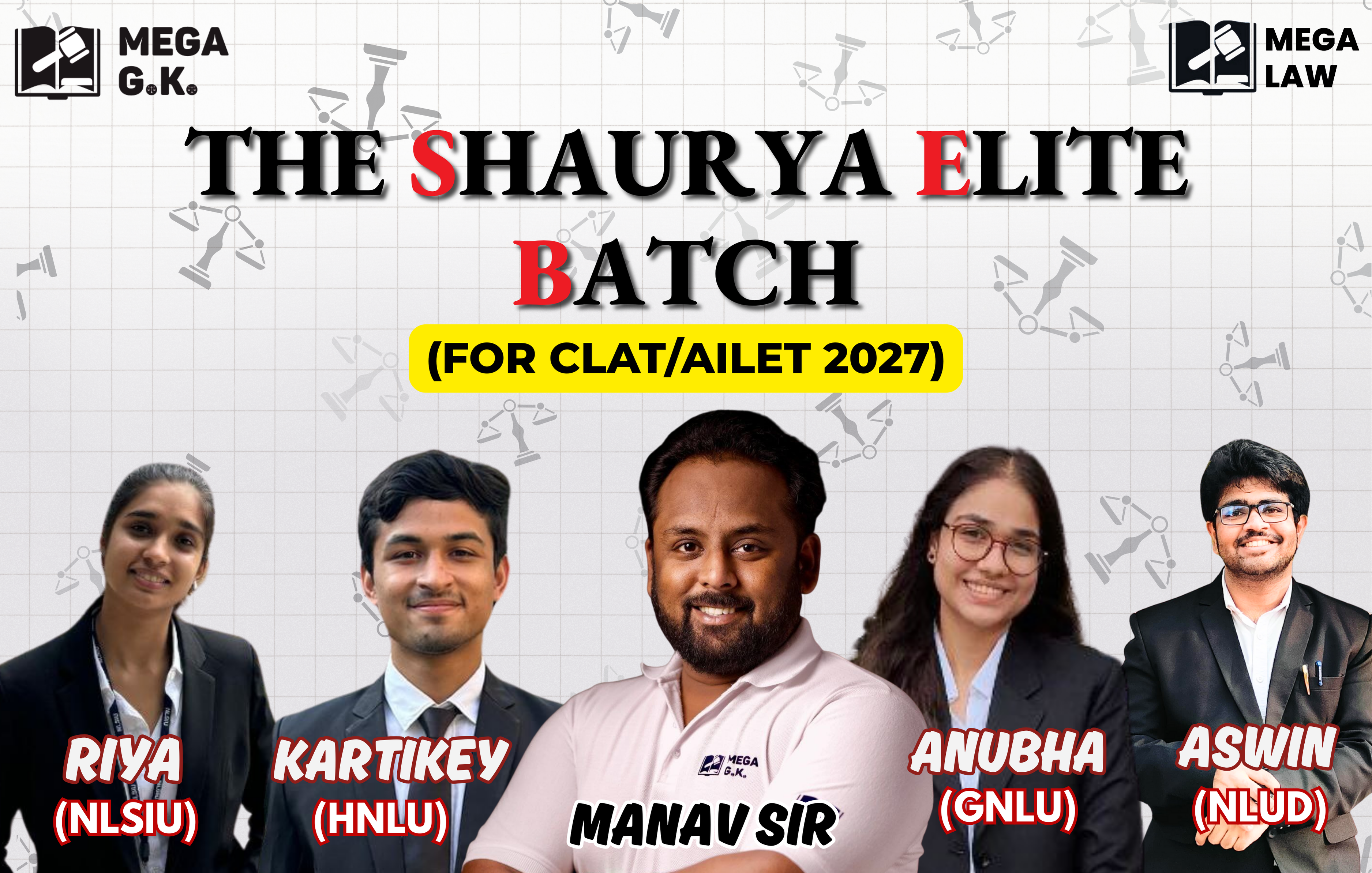 SHAURYA ELITE BATCH (CLAT/AILET 2027) 