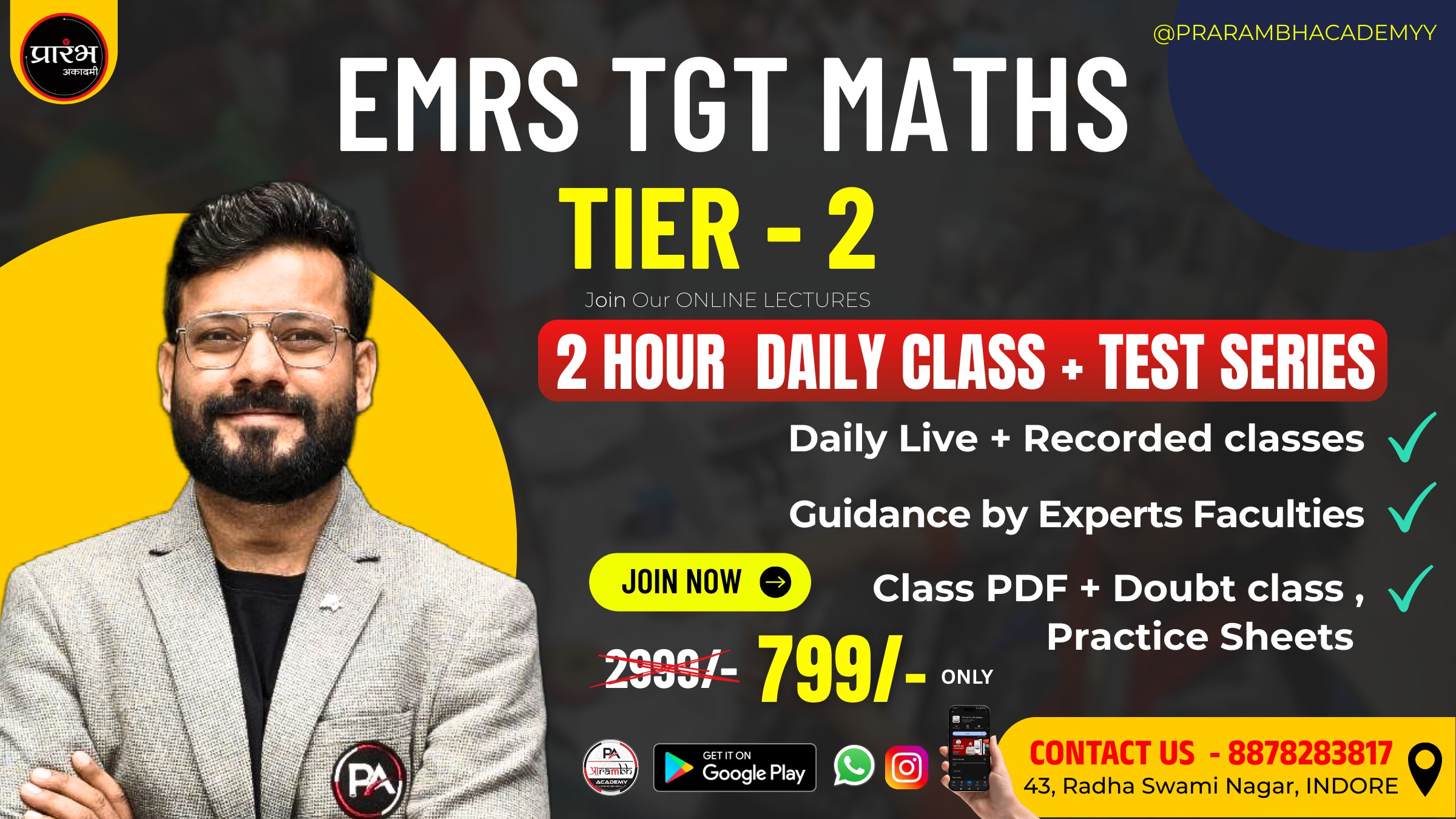 EMRS TIER - 02(TGT MATHS)