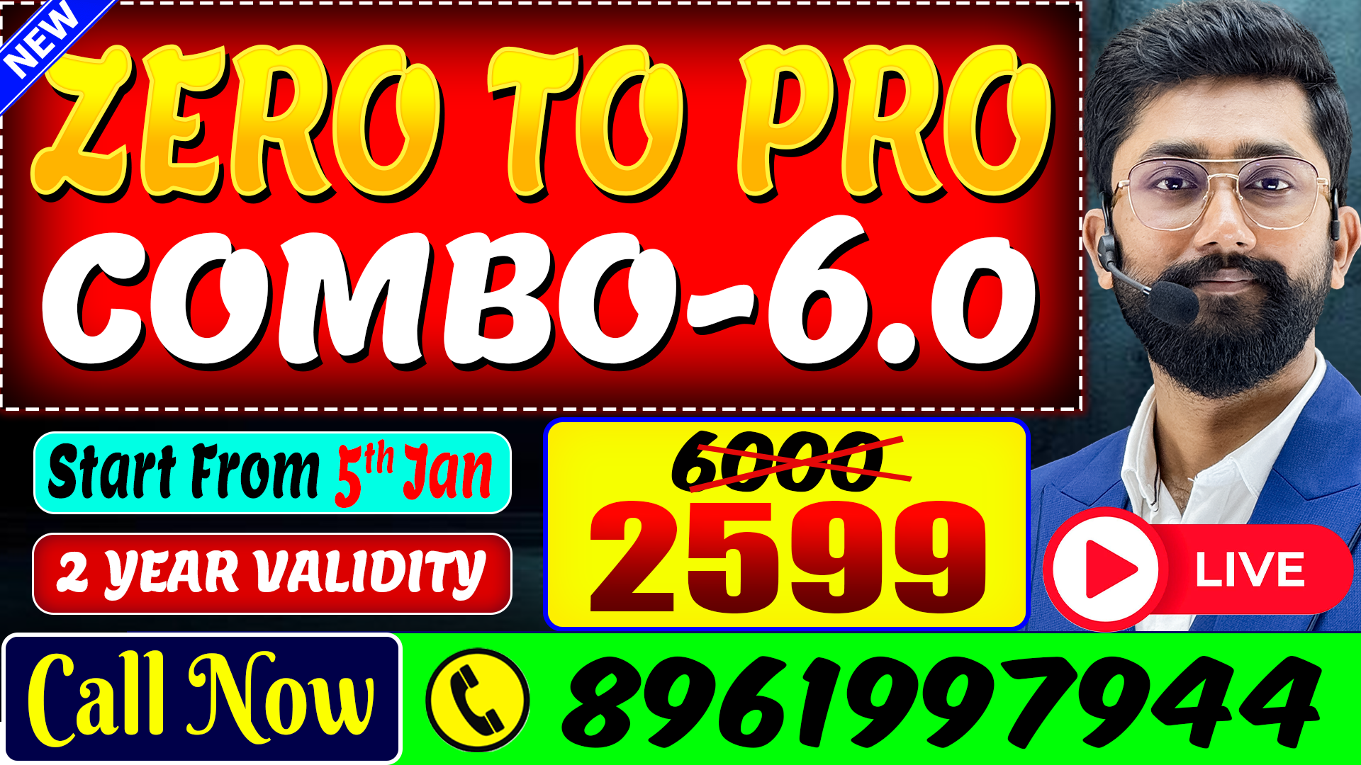 New LIVE Combo 6.0 (PRE + MAINS ) | Maths+English+Reasoning+GK/GS/GA | ZERO TO PRO Batch