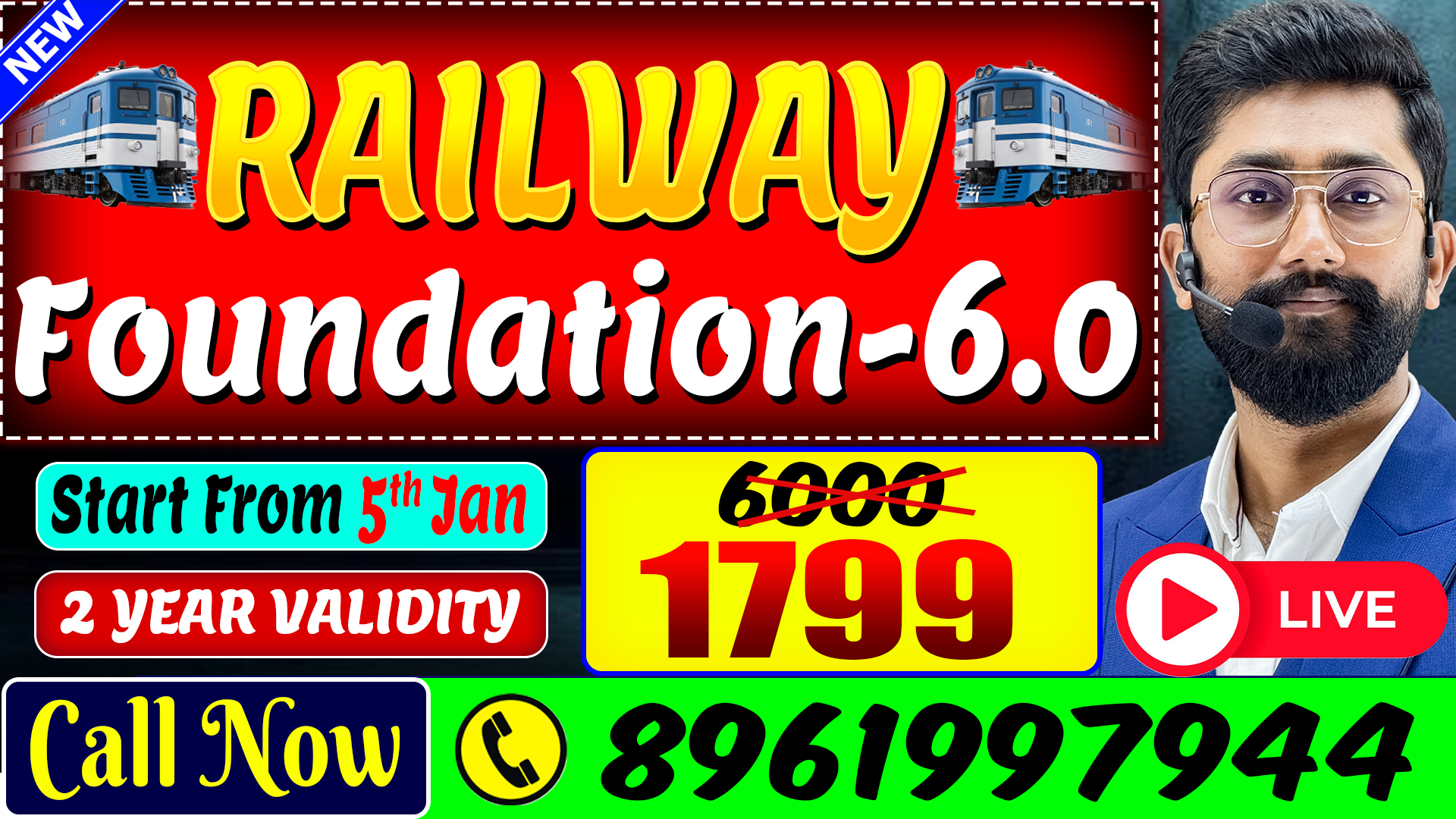 New Railway Foundation 2026 | NTPC,RPF,GROUP-D,ALP
