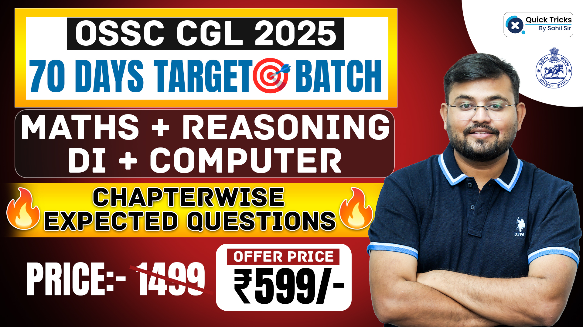  OSSC CGL 70 Days Target Batch (2025-26)