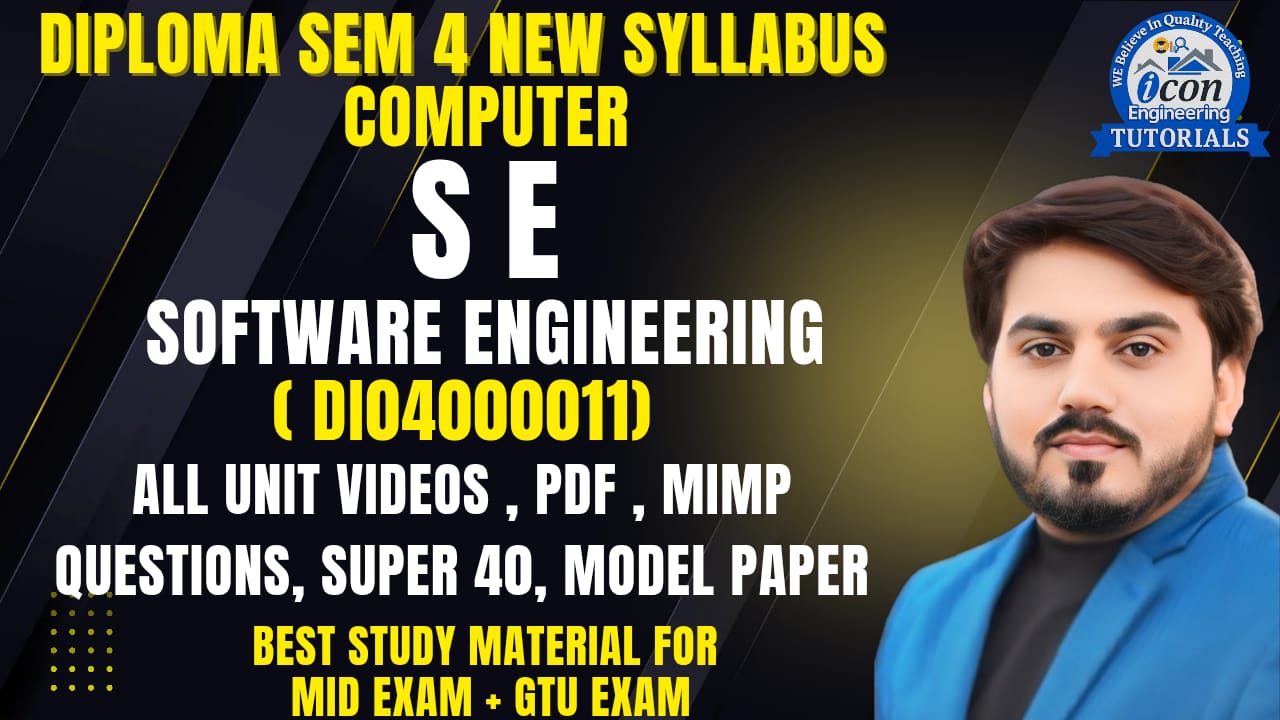 SOFTWARE ENGINEERING SEM 4 COMPUTER