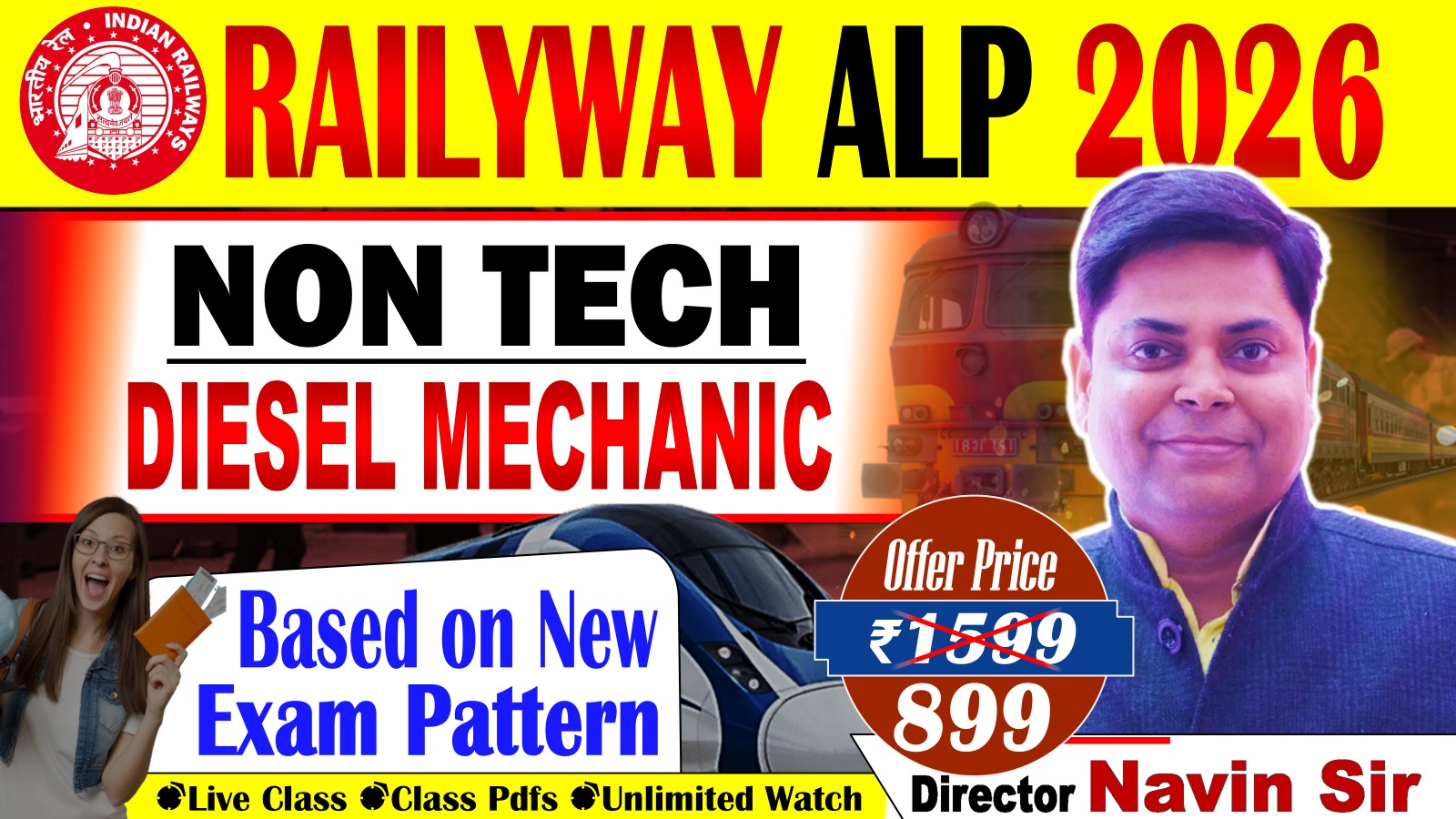 DIESEL MECHANIC ( NON TECH ) TARGET BATCH FOR RAILWAY 2026