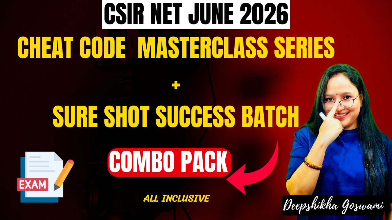 Sure Shot Success Batch for CSIR NET June 2026 & Cheat Code Masterclass combo