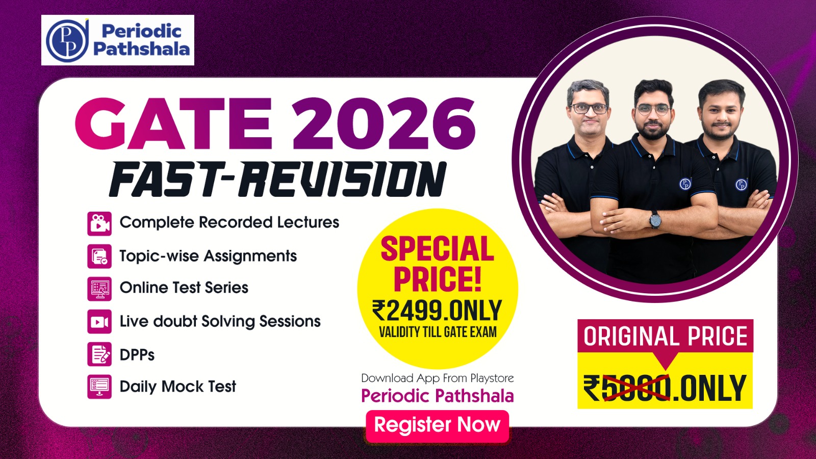 GATE Crash Course (Fast Revision)Batch