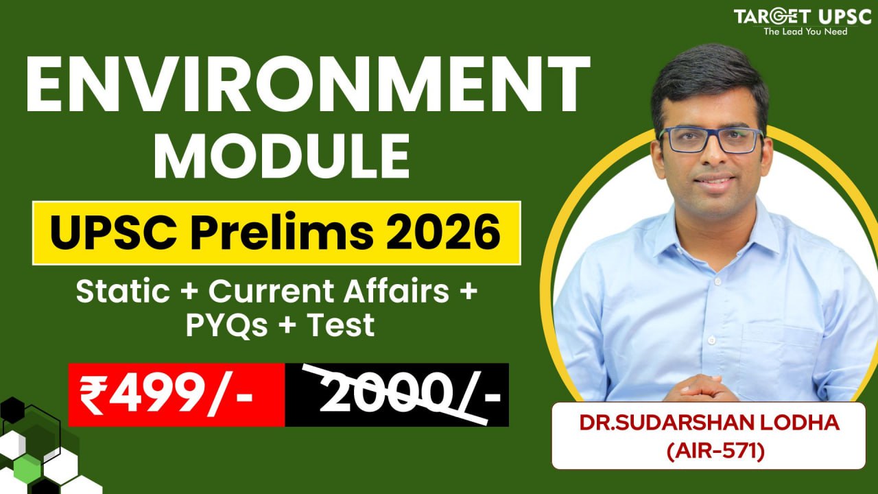 Environment Module Batch for Prelims 2026 ( 2nd Jan )