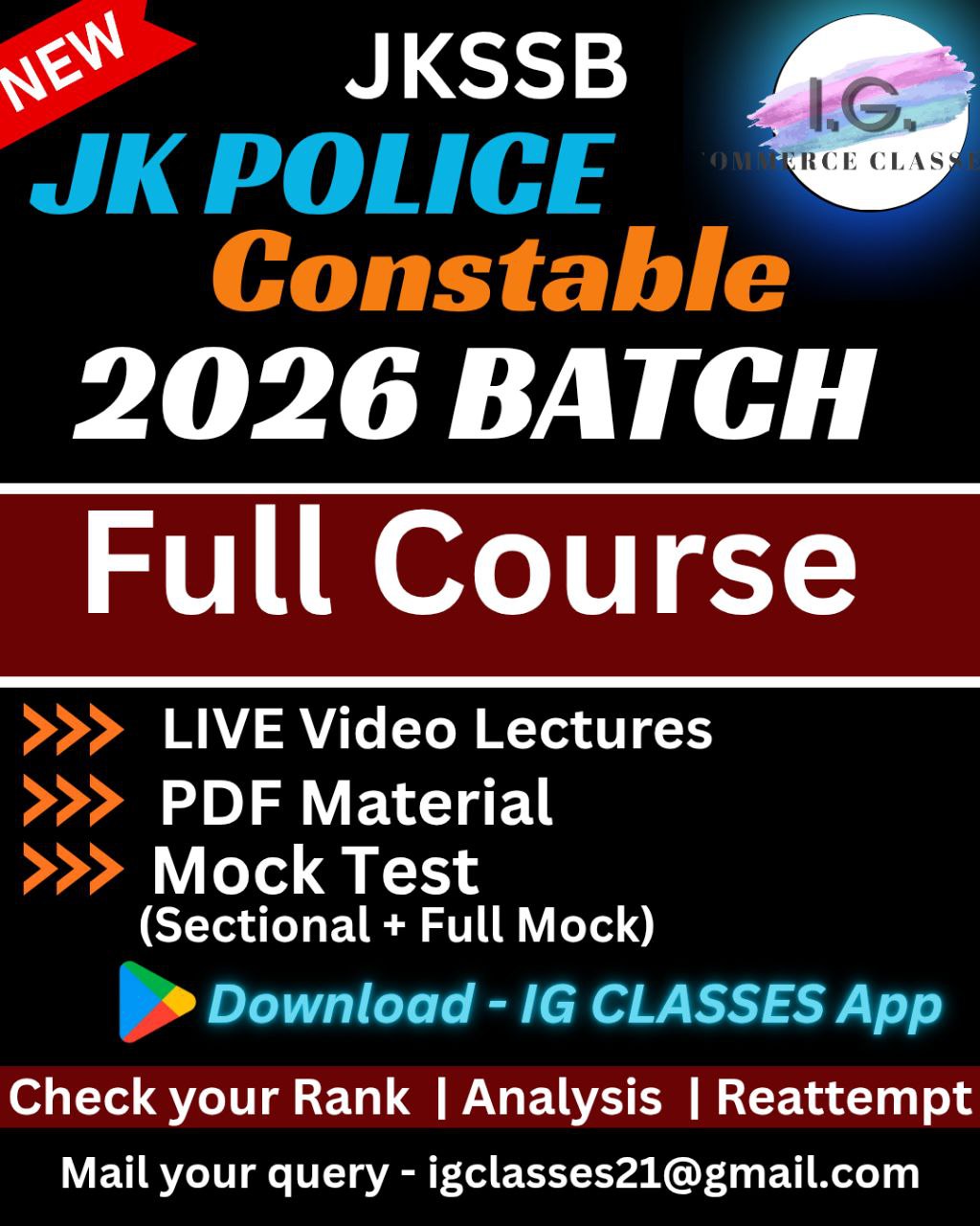 JK Police Constable 2026 (Full Course)