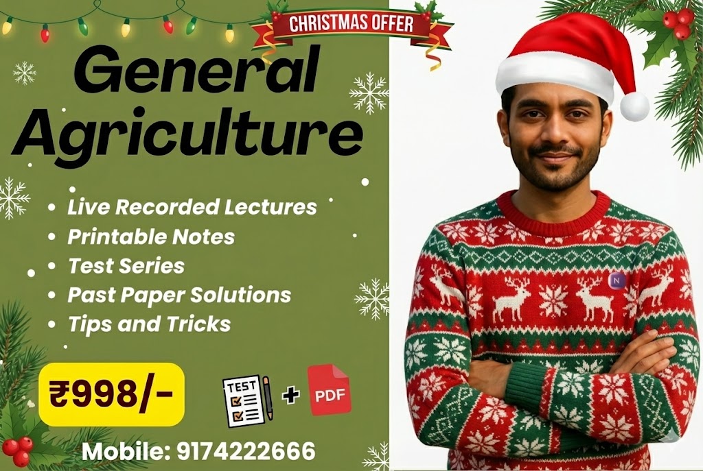 General Agriculture (For All Agri Exams: 1 Course)