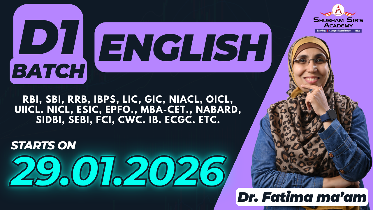 (ENG) D1 BATCH (29 Jan 2026)