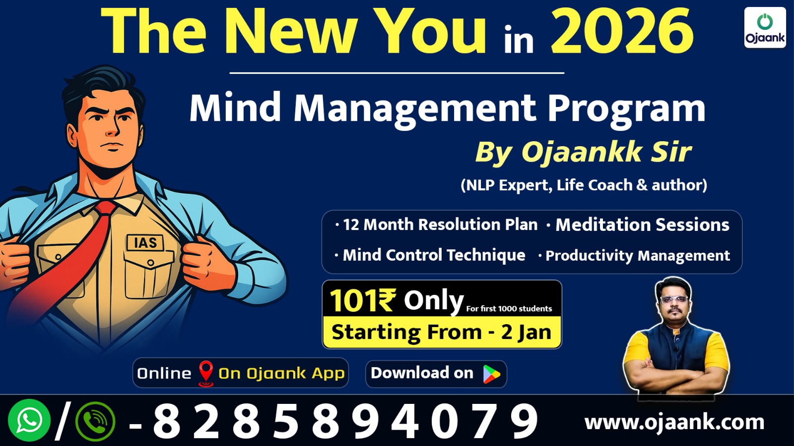 MIND MANAGEMENT PROGRAM by OJAANKK SIR