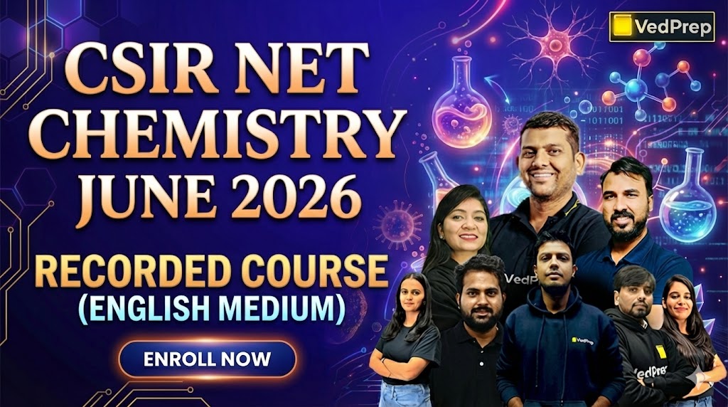 CSIR NET Chemistry June 2026: Recorded Course (English Medium)
